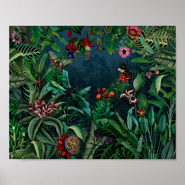Fantastic Fabulous Midnight Rainforest Poster (Framsidan)