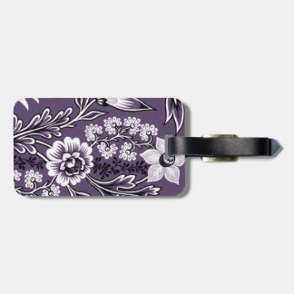 Fantastic Flowers (Plum) Fine Art Bagagebricka