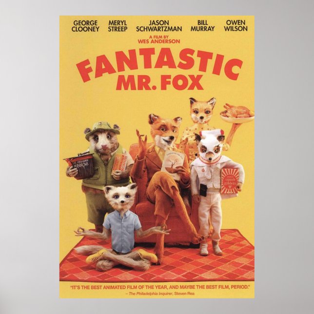 Fantastic Fox Poster (Framsidan)