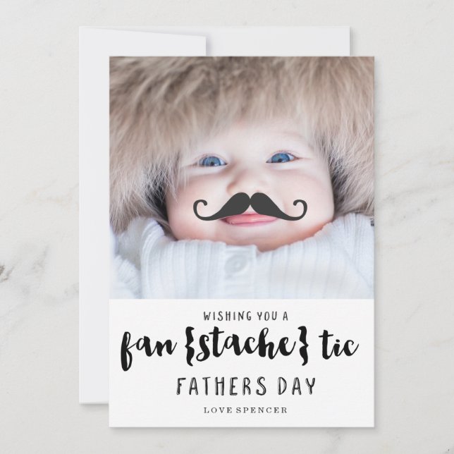 FANTASTIC MUSTACHE | FARS DAG-KORT KORT (Framsida)