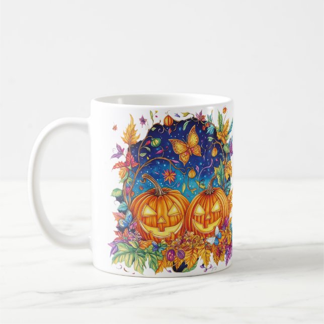 Fantastic Pumpkin Night Kaffemugg (Vänster)
