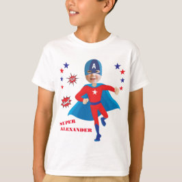Fantastic USA Superhjälten Boy Birthday Tremendous T Shirt