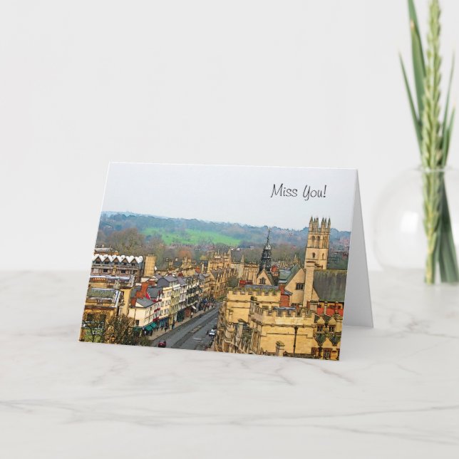 Fantastic View, Oxford, England, High Street #1 Kort (Framsida)