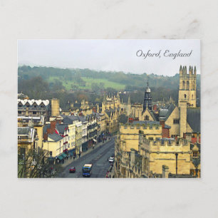 Fantastic View, Oxford, England, High Street #3 Vykort