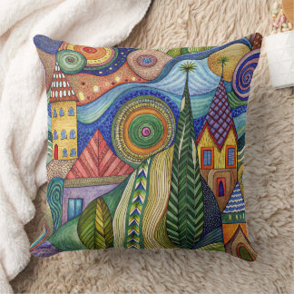 Fantastic World designer cushion Kudde
