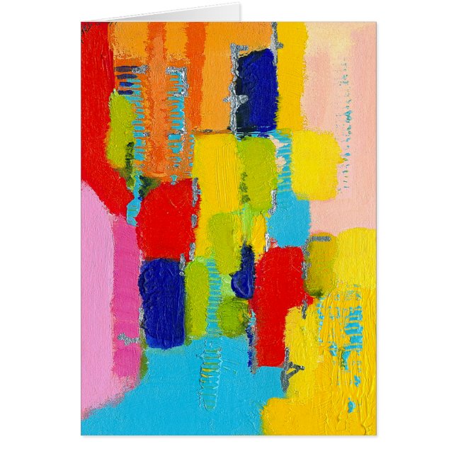 Fantastical Abstrakt Painting by Kris Taylor Hälsningskort (Framsidan)