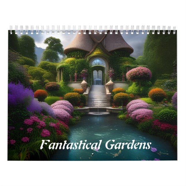 Fantastical Gardens Kalender (Omslag)