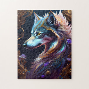 Fantastical Starry Varg Pussel