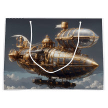 Fantastical Steampunk Airship