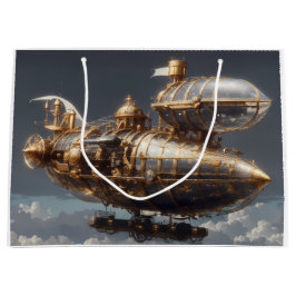 Fantastical Steampunk Airship
