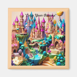 ’Fantastical Worlds Uncover’ Magnet