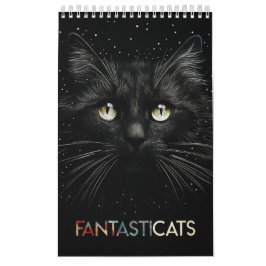 FANTASTICATS - Whimsical Cat Porträtt Kalender