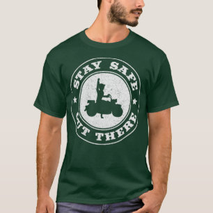 FantasticFox Motorcle Stanna Säkert där ute T Shirt