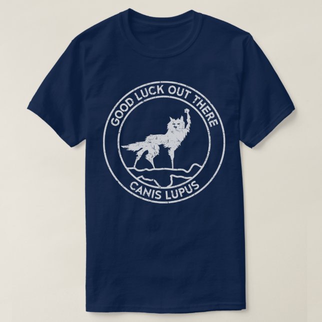 FantasticFox-Vargen Canis Lupus Circle Weasted T Shirt (Design framsida)