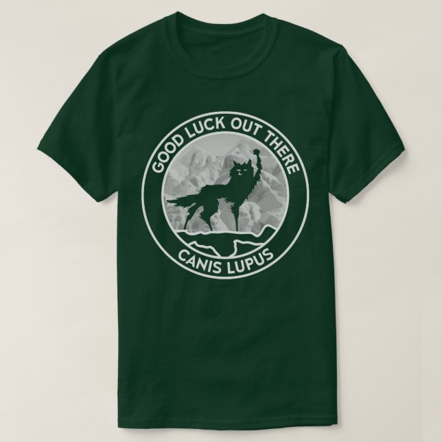 FantasticFox-Vargen Canis Lupus Mountain T Shirt (Design framsida)