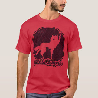 FantasticFox-Vargen Canis Lupus Retro Plum T Shirt