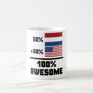 Fantastisk 100% för amerikan för 50% holländare kaffemugg