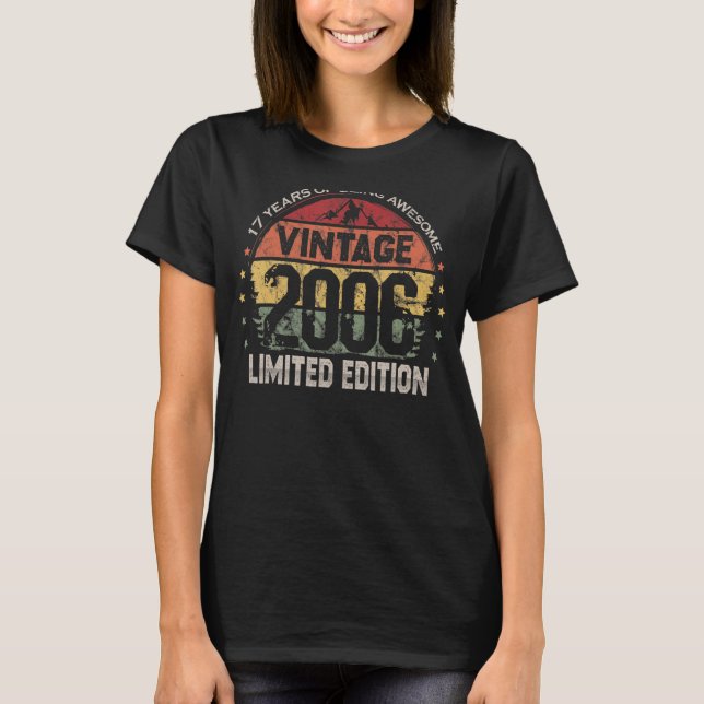 Fantastisk 17:e födelsedagsflicka sedan 2006 t shirt (Framsida)