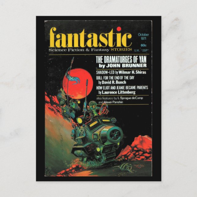 Fantastisk - 1971.10_Pulp Art Vykort (Framsida)