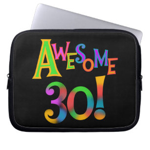 Fantastisk 30 T-tröjor och presenter på födelsedag Laptop Fodral
