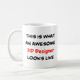 fantastisk 3d-designer kaffemugg