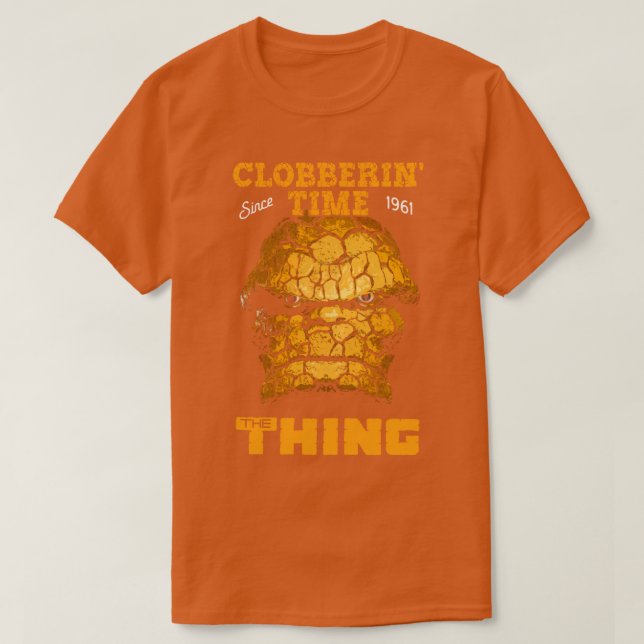 Fantastisk 4-klobberintid t shirt (Design framsida)
