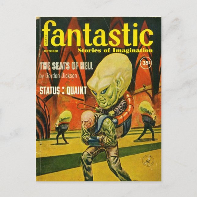 Fantastisk 4 vykort (Framsida)