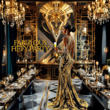 Fantastisk 50-års Art Deco Kvinna Afroamerikansk G