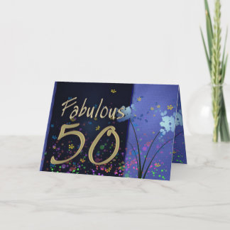 Fantastisk 50-årsdag! kort