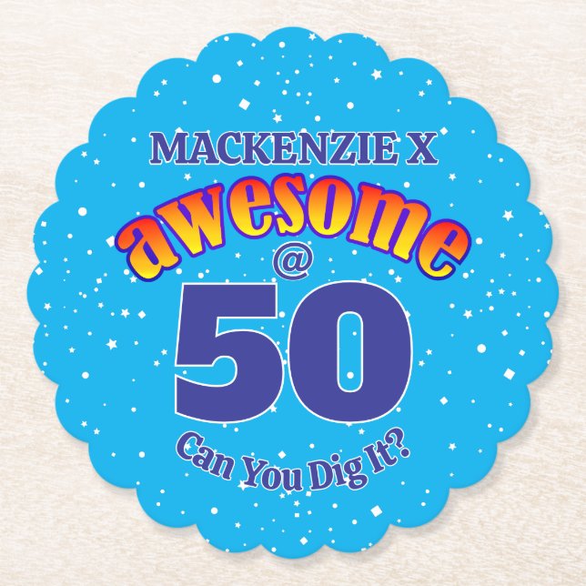 FANTASTISK 50 BLUE FÖR BLÅDAGSVÄTSKA UNDERLÄGG PAPPER (Framsida)