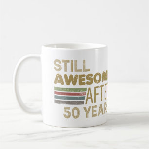 Fantastisk 50:e födelsedagen kaffemugg