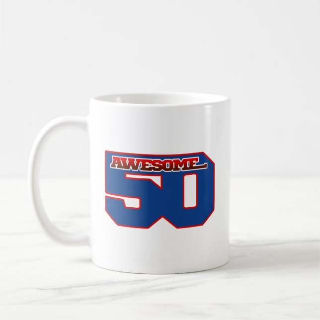 fantastisk 50 kaffemugg (Vänster)