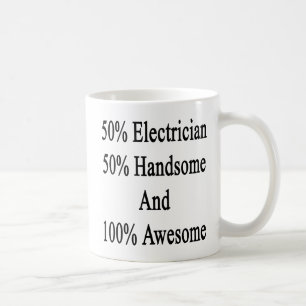 Fantastisk 50 och 100 stilig elektriker för 50 kaffemugg