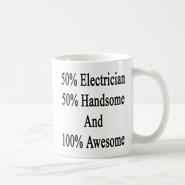 Fantastisk 50 och 100 stilig elektriker för 50 kaffemugg (Höger)