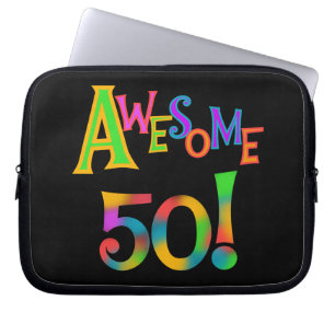 Fantastisk 50 T-tröjor och presenter på födelsedag Laptop Fodral