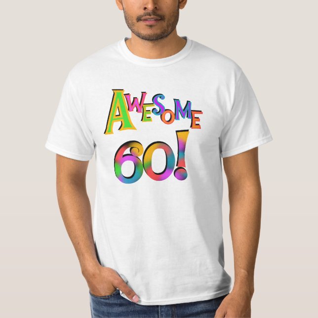 Fantastisk 60 födelsedagT-tröja och gåvor Tee Shirt (Framsida)