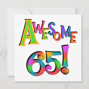 Fantastisk 65: Tröjor och gåvor från födelsedagen Kort