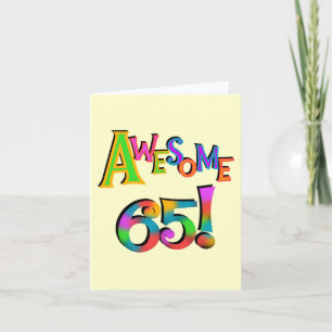 Fantastisk 65: Tröjor och gåvor från födelsedagen Kort
