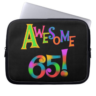 Fantastisk 65: Tröjor och gåvor från födelsedagen Laptop Fodral