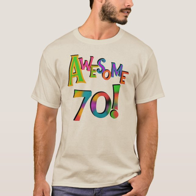 Fantastisk 70 T-tröjor och presenter på födelsedag Tröja (Framsida)
