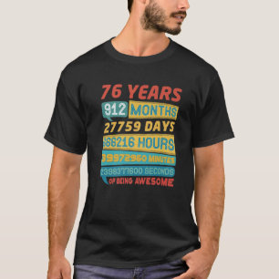 Fantastisk 76 års gammal Begränsad Edition-Vintage T Shirt
