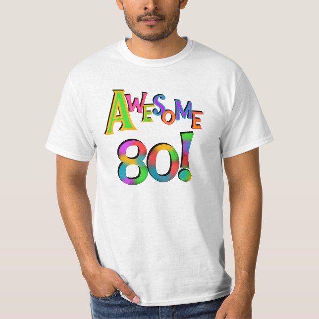 Fantastisk 80 T-tröjor och presenter på födelsedag Tröja (Framsida)