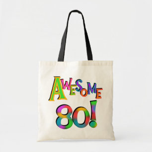 Fantastisk 80 T-tröjor och presenter på födelsedag Tygkasse