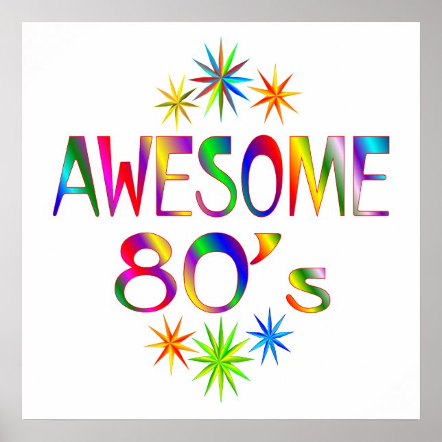 Fantastisk 80-talet poster (Framsidan)