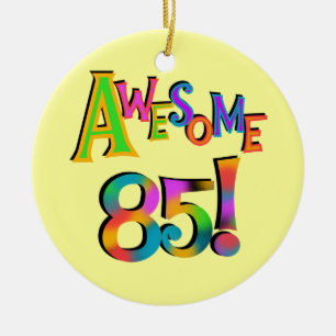 Fantastisk 85 T-tröjor och presenter på födelsedag Julgransprydnad Keramik