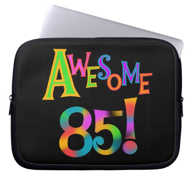 Fantastisk 85 T-tröjor och presenter på födelsedag Laptop Sleeve (Framsidan)