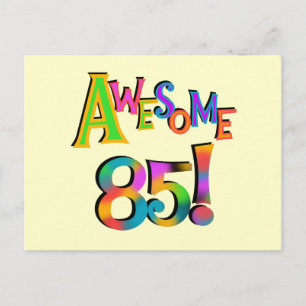 Fantastisk 85 T-tröjor och presenter på födelsedag Vykort