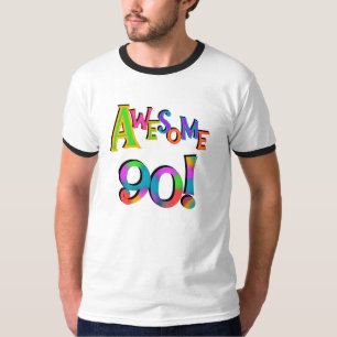 Fantastisk 90 T-shirts och Gifs på födelsedagen