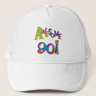 Fantastisk 90 T-shirts och Gifs på födelsedagen Keps