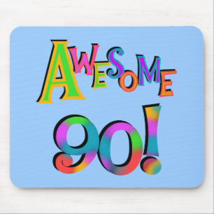 Fantastisk 90 T-shirts och Gifs på födelsedagen Musmatta